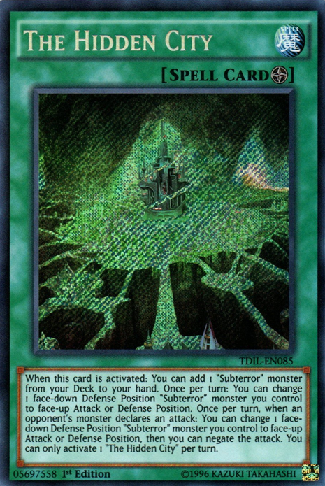 The Hidden City [TDIL-EN085] Secret Rare | Amazing Games TCG