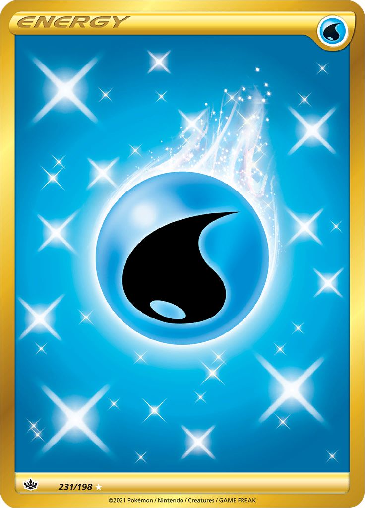 Water Energy (231/198) [Sword & Shield: Chilling Reign] | Amazing Games TCG