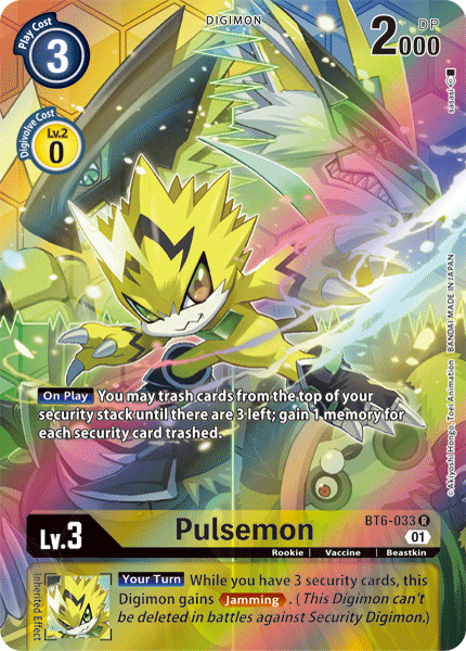 Pulsemon [BT6-033] (Alternate Art) [Double Diamond] | Amazing Games TCG