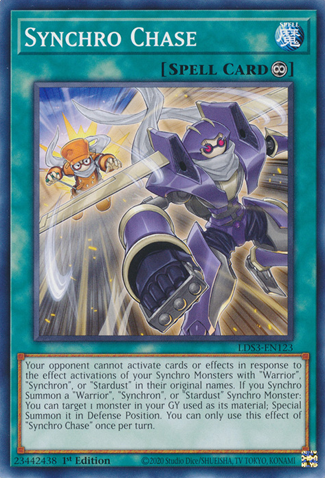 Synchro Chase [LDS3-EN123] Common | Amazing Games TCG