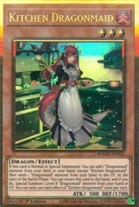 Kitchen Dragonmaid [MAGO-EN022] Gold Rare | Amazing Games TCG