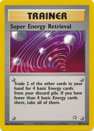 Super Energy Retrieval (89/111) [Neo Genesis Unlimited] | Amazing Games TCG