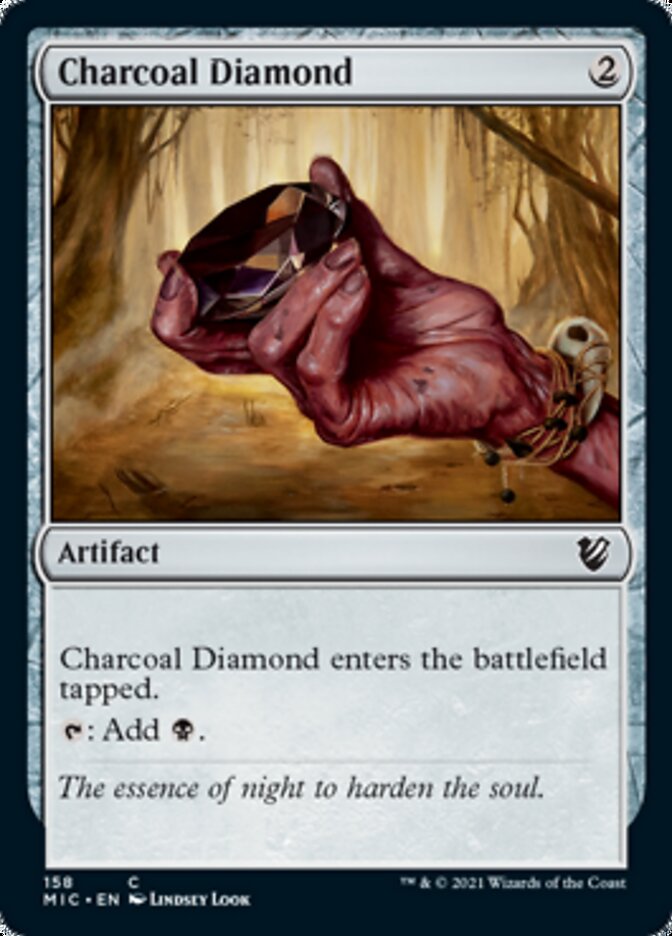 Charcoal Diamond [Innistrad: Midnight Hunt Commander] | Amazing Games TCG