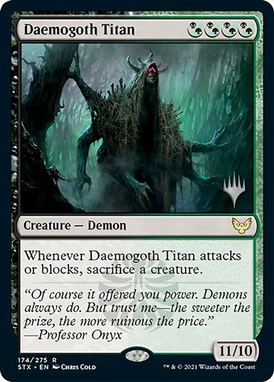 Daemogoth Titan (Promo Pack) [Strixhaven: School of Mages Promos] | Amazing Games TCG