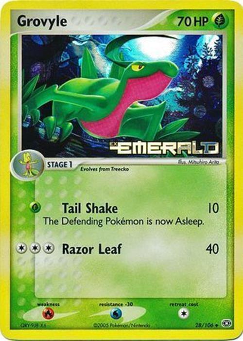 Grovyle (28/106) (Stamped) [EX: Emerald] | Amazing Games TCG