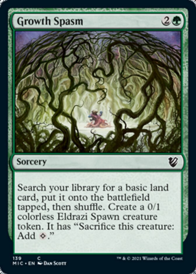 Growth Spasm [Innistrad: Midnight Hunt Commander] | Amazing Games TCG