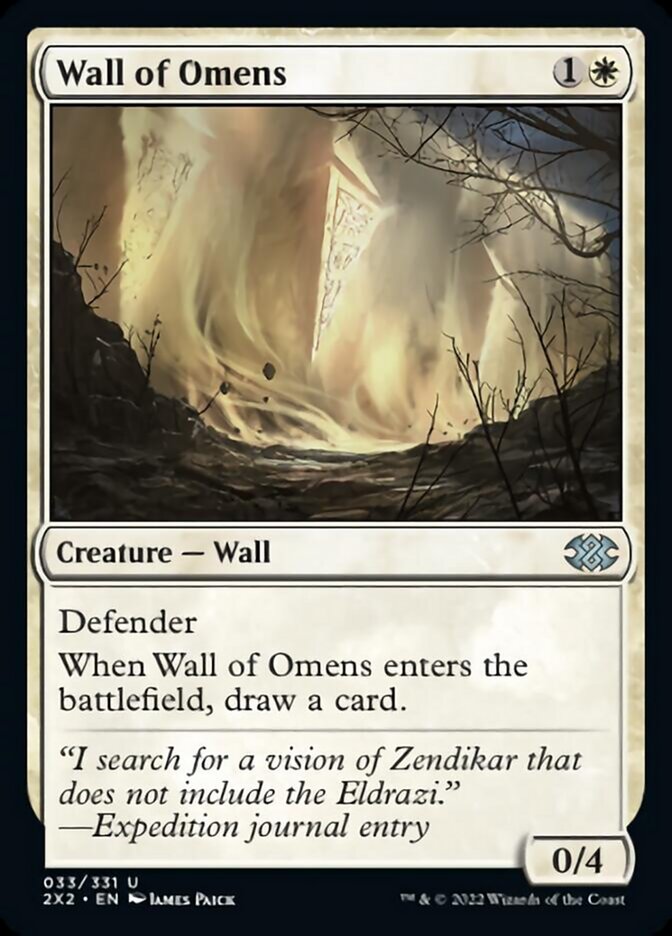 Wall of Omens [Double Masters 2022] | Amazing Games TCG