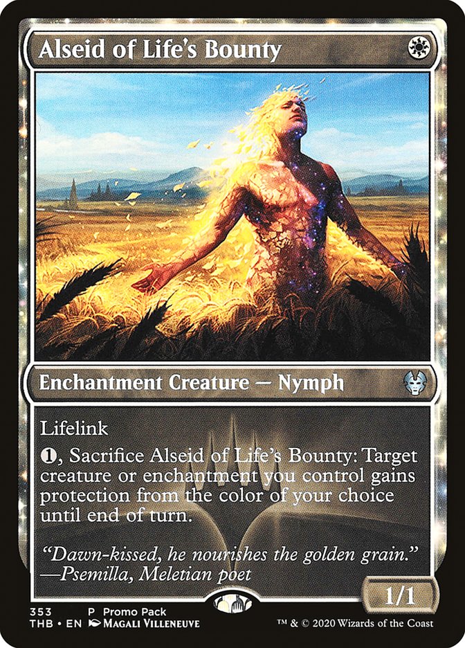 Alseid of Life's Bounty (Promo Pack) [Theros Beyond Death Promos] | Amazing Games TCG