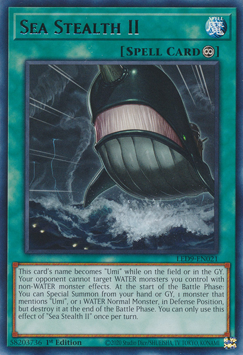 Sea Stealth II [LED9-EN021] Rare | Amazing Games TCG