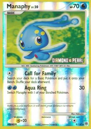 Manaphy (9/130) [Burger King Promos: 2008 Collection] | Amazing Games TCG