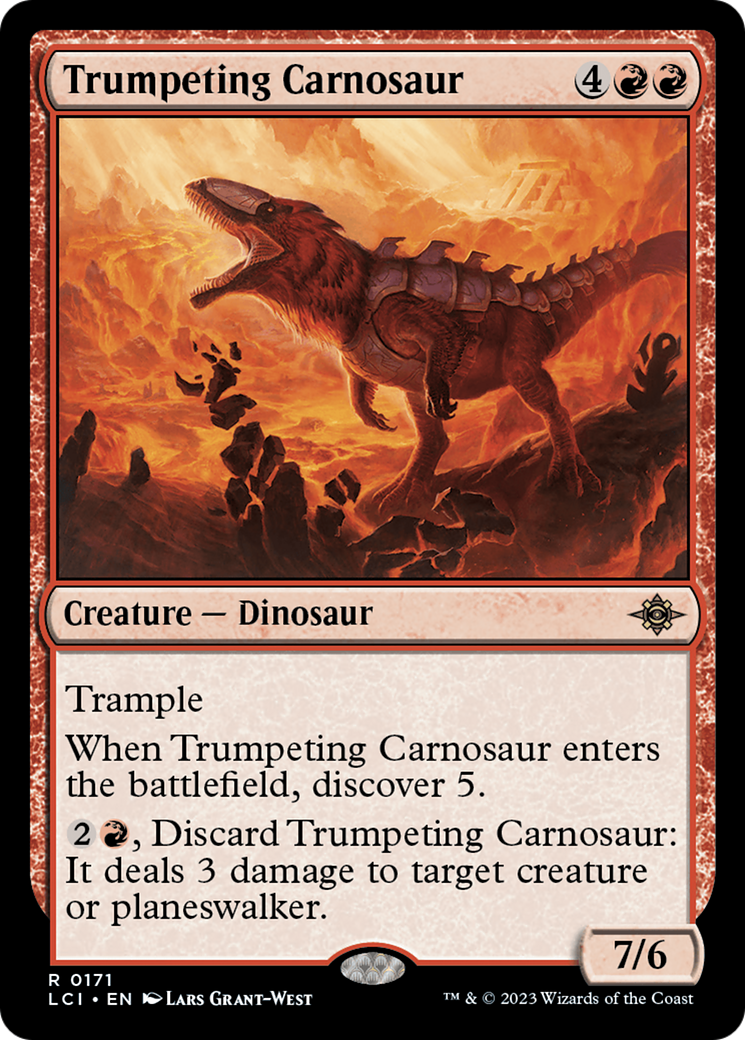Trumpeting Carnosaur [The Lost Caverns of Ixalan] | Amazing Games TCG