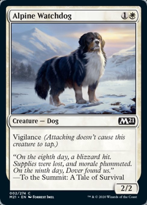 Alpine Watchdog [Core Set 2021] | Amazing Games TCG