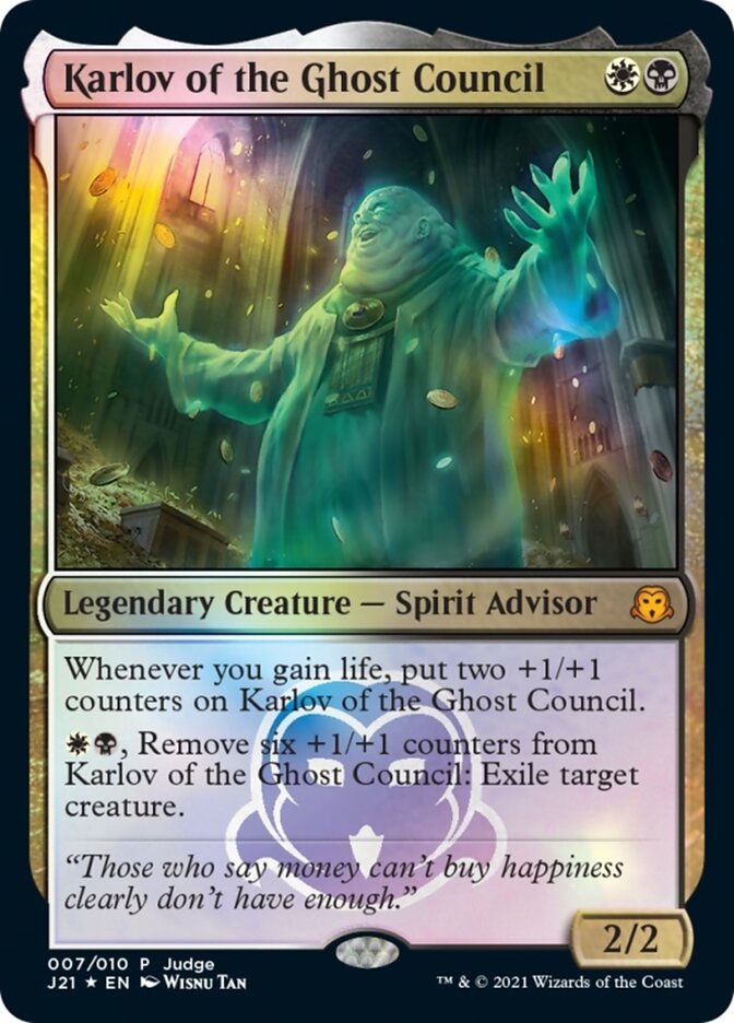 Karlov of the Ghost Council [Judge Gift Cards 2021] | Amazing Games TCG