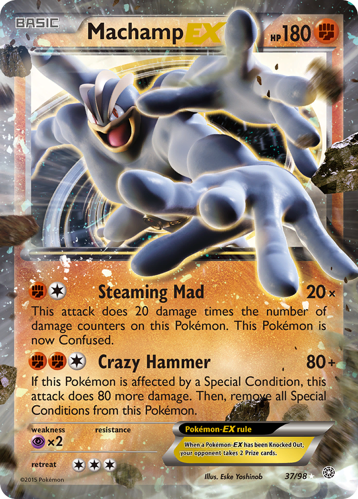 Machamp EX (37/98) [XY: Ancient Origins] | Amazing Games TCG