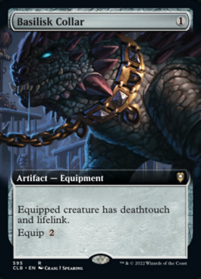 Basilisk Collar (Extended Art) [Commander Legends: Battle for Baldur's Gate] | Amazing Games TCG