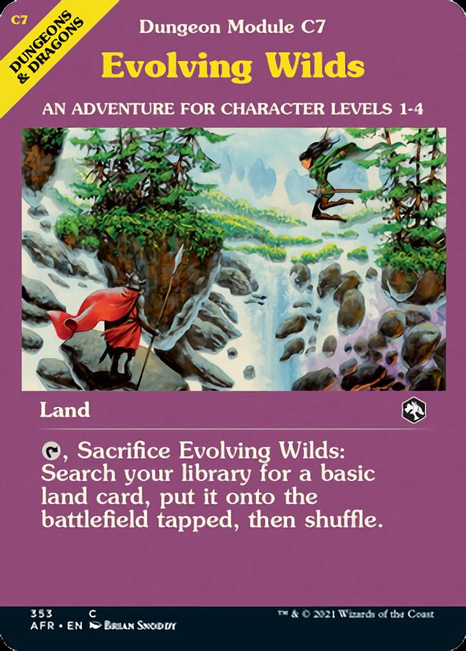 Evolving Wilds (Dungeon Module) [Dungeons & Dragons: Adventures in the Forgotten Realms] | Amazing Games TCG