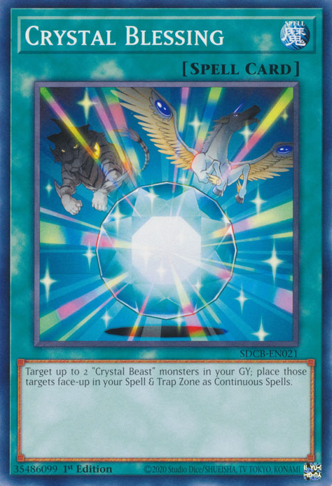 Crystal Blessing [SDCB-EN021] Common | Amazing Games TCG