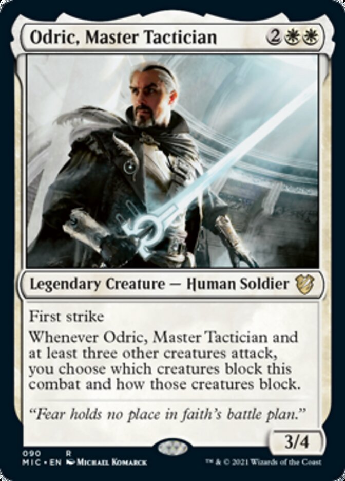 Odric, Master Tactician [Innistrad: Midnight Hunt Commander] | Amazing Games TCG