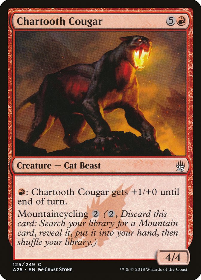 Chartooth Cougar [Masters 25] | Amazing Games TCG