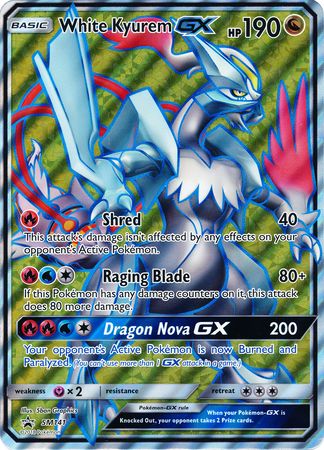 White Kyurem GX (SM141) (Jumbo Card) [Sun & Moon: Black Star Promos] | Amazing Games TCG