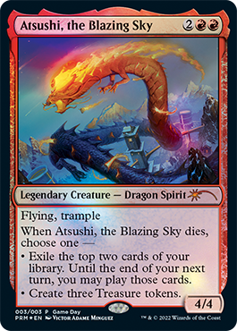 Atsushi, the Blazing Sky [Game Day 2022] | Amazing Games TCG