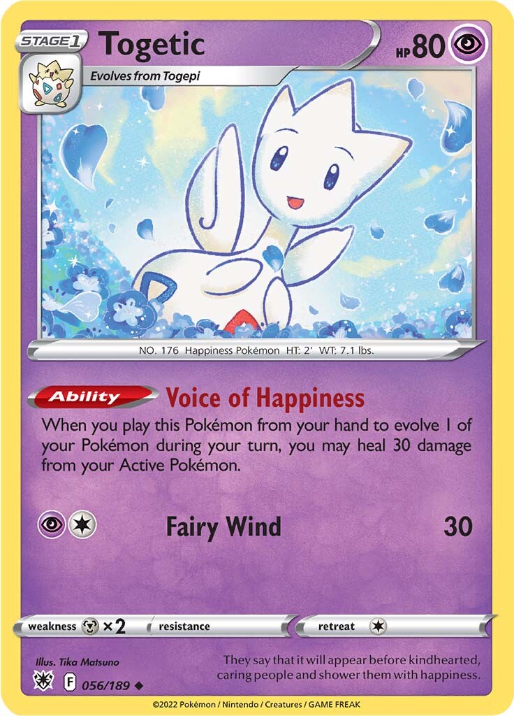 Togetic (056/189) [Sword & Shield: Astral Radiance] | Amazing Games TCG