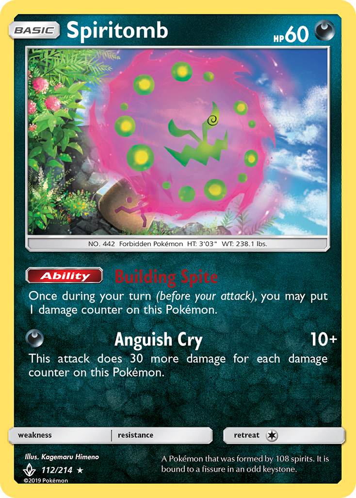 Spiritomb (112/214) [Sun & Moon: Unbroken Bonds] | Amazing Games TCG