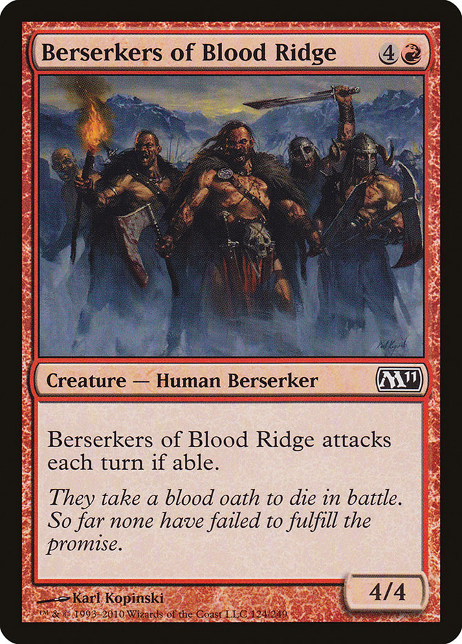Berserkers of Blood Ridge [Magic 2011] | Amazing Games TCG
