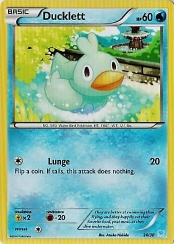 Ducklett (24/30) [XY: Trainer Kit 3 - Suicune] | Amazing Games TCG
