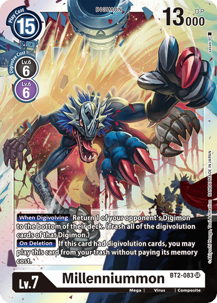 Millenniummon [BT2-083] [Release Special Booster Ver.1.0] | Amazing Games TCG