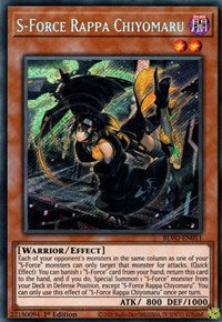 S-Force Rappa Chiyomaru [BLVO-EN011] Secret Rare | Amazing Games TCG