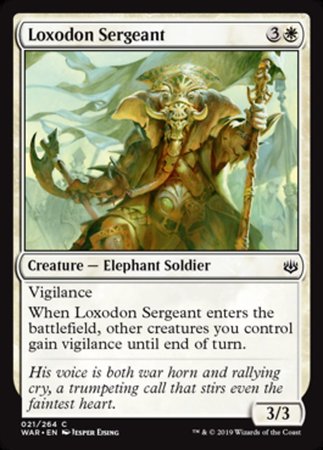 Loxodon Sergeant [War of the Spark] | Amazing Games TCG