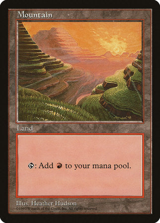 Mountain - Red Pack (Hudson) [Asia Pacific Land Program] | Amazing Games TCG