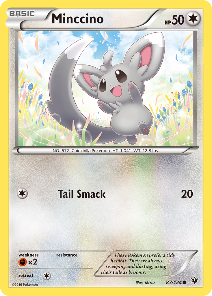 Minccino (87/124) [XY: Fates Collide] | Amazing Games TCG