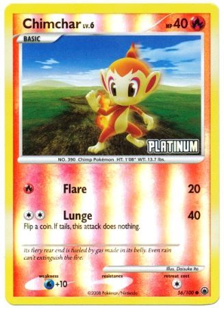 Chimchar (56/100) [Burger King Promos: 2009 Collection] | Amazing Games TCG
