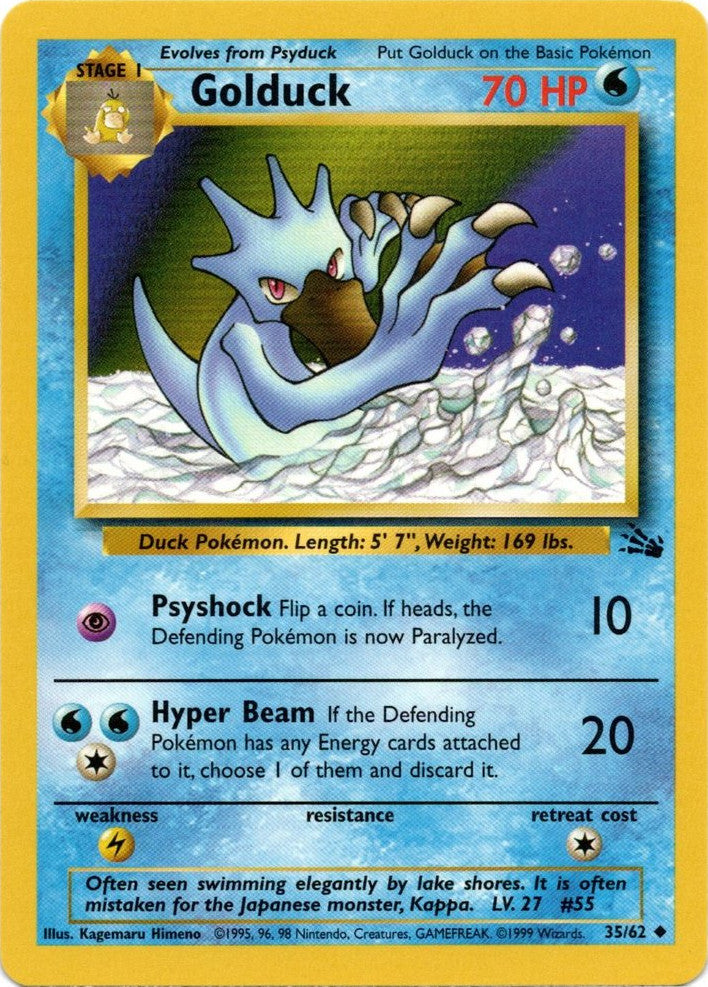 Golduck (35/62) [Fossil Unlimited] | Amazing Games TCG