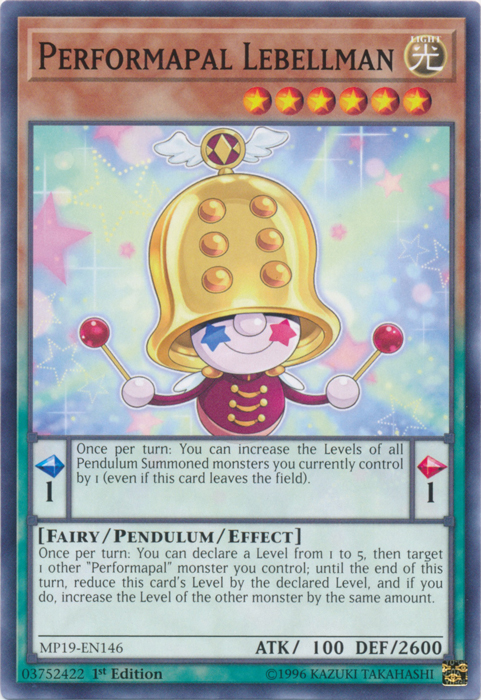 Performapal Lebellman [MP19-EN146] Common | Amazing Games TCG