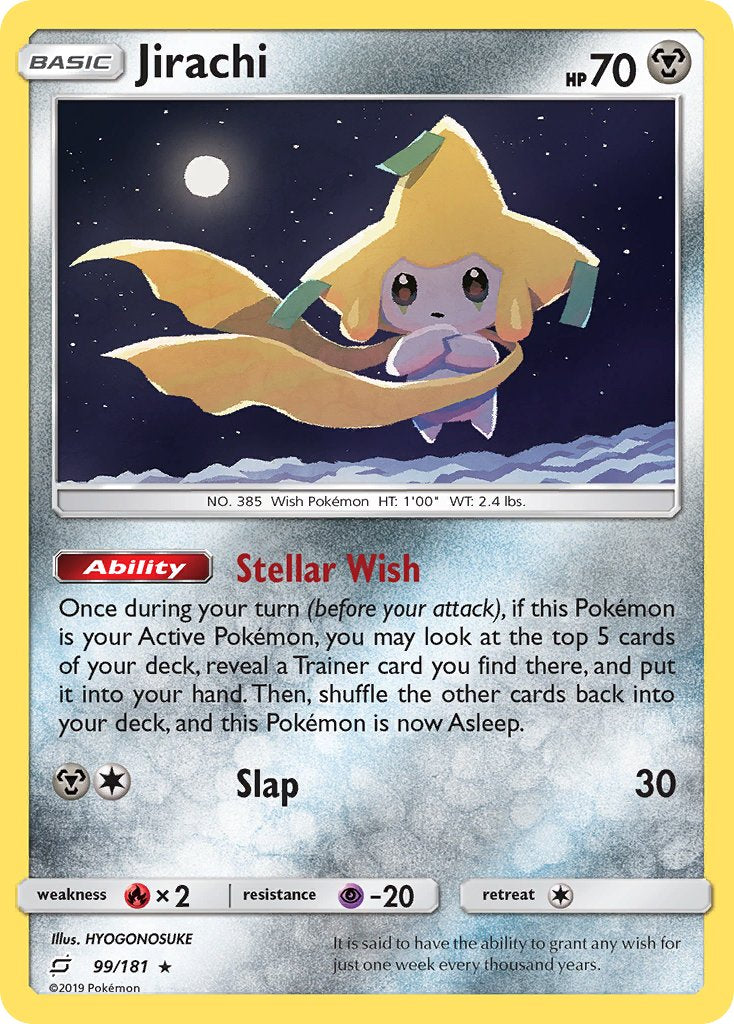 Jirachi (99/181) (Theme Deck Exclusive) [Sun & Moon: Team Up] | Amazing Games TCG