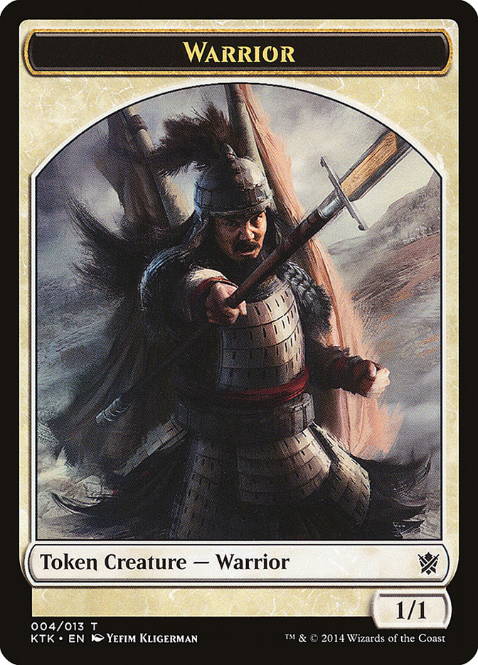 Warrior (004/013) [Khans of Tarkir Tokens] | Amazing Games TCG