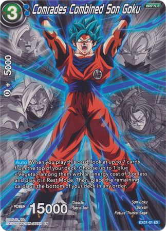 Comrades Combined Son Goku (Alternate Art) (EX01-01) [Special Anniversary Set 2020] | Amazing Games TCG