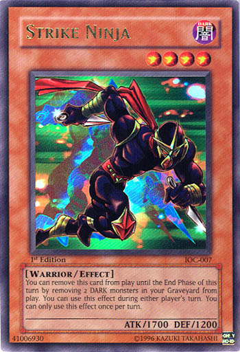 Strike Ninja [IOC-007] Ultra Rare | Amazing Games TCG