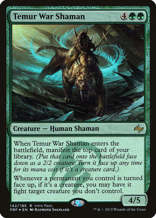 Temur War Shaman [Fate Reforged Promos] | Amazing Games TCG