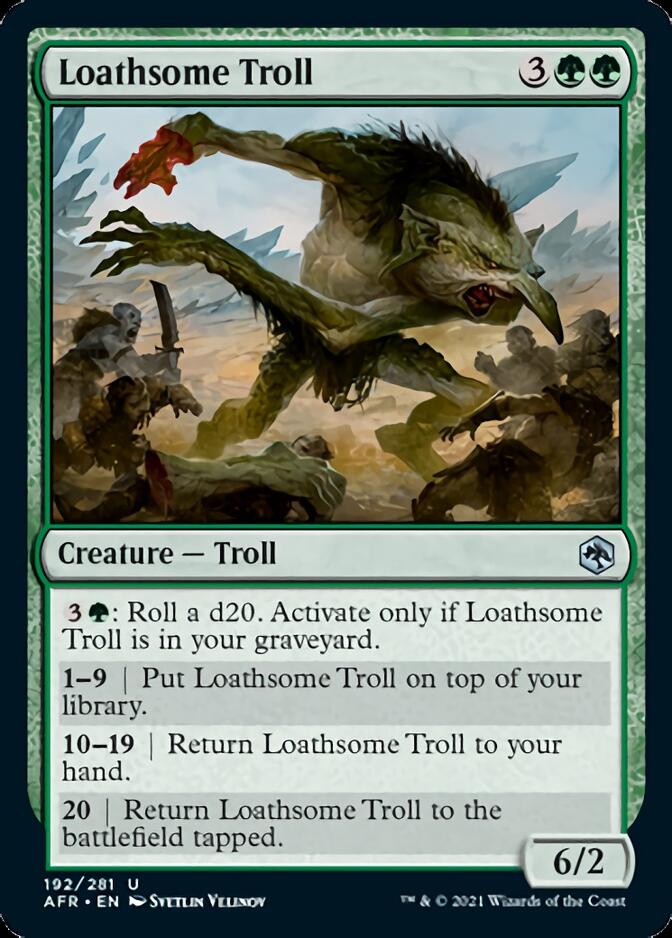 Loathsome Troll [Dungeons & Dragons: Adventures in the Forgotten Realms] | Amazing Games TCG