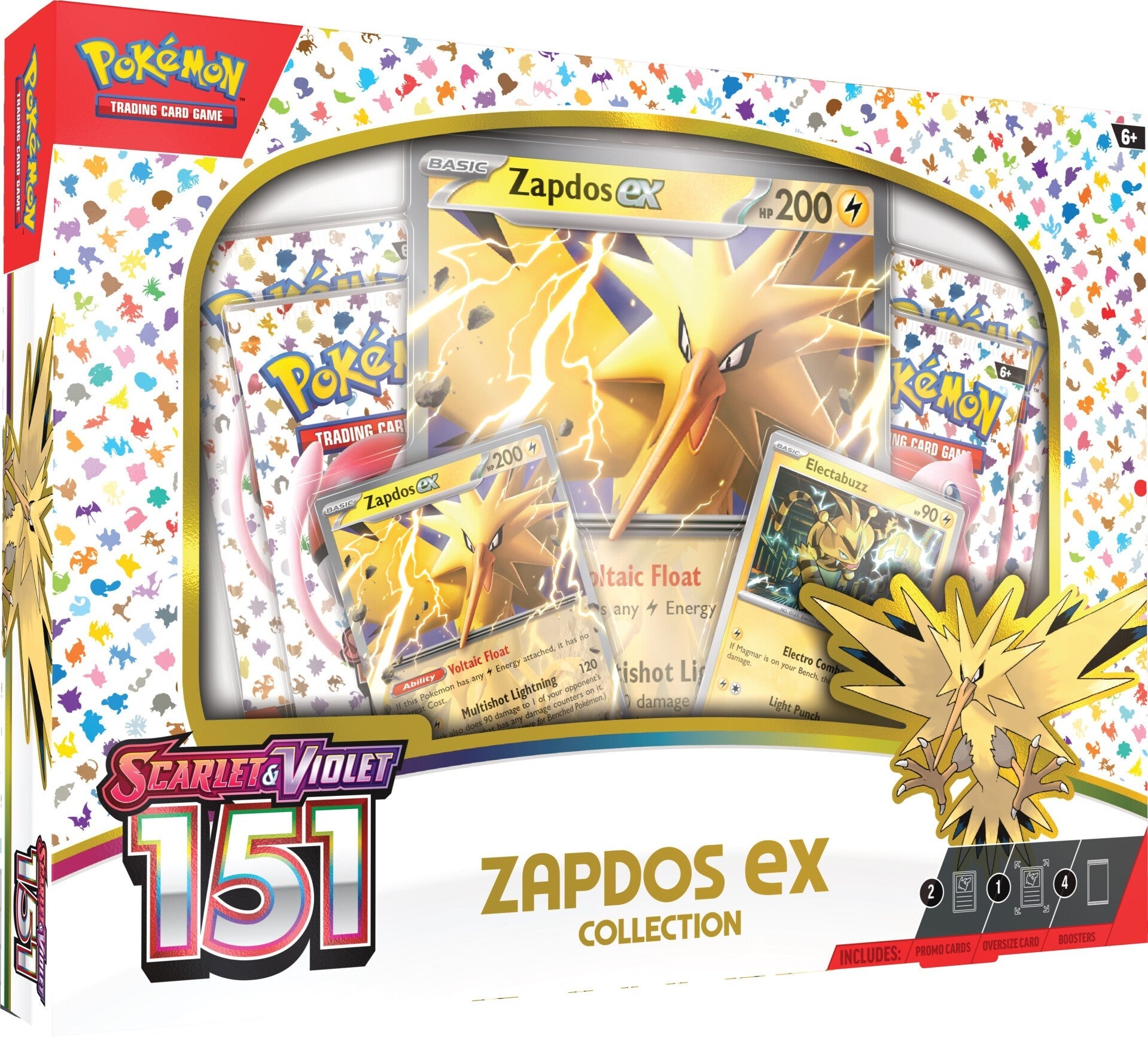 Scarlet & Violet: 151 - Zapdos ex Box | Amazing Games TCG