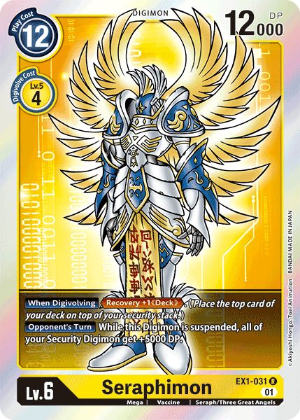 Seraphimon [EX1-031] [Classic Collection] | Amazing Games TCG