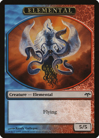 Elemental Token (Blue/Red) [Eventide Tokens] | Amazing Games TCG