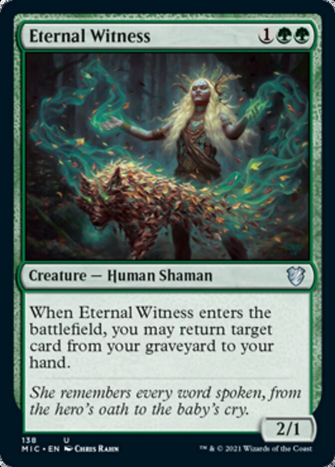 Eternal Witness [Innistrad: Midnight Hunt Commander] | Amazing Games TCG