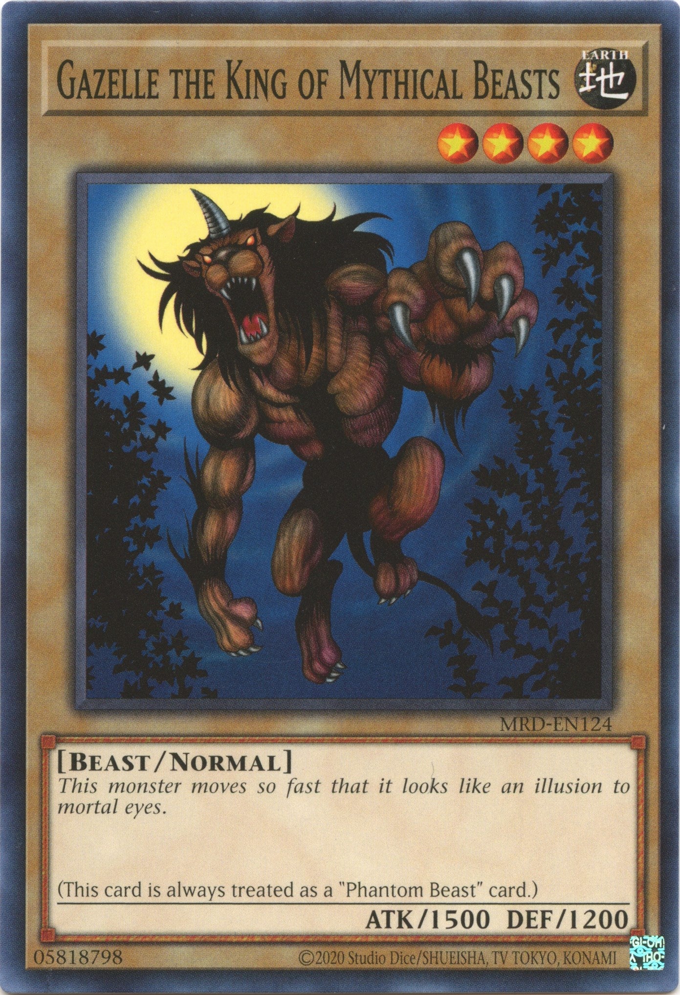 Gazelle the King of Mythical Beasts (25th Anniversary) [MRD-EN124] Common | Amazing Games TCG