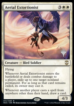 Aerial Extortionist (Promo Pack) [Streets of New Capenna Commander Promos] | Amazing Games TCG
