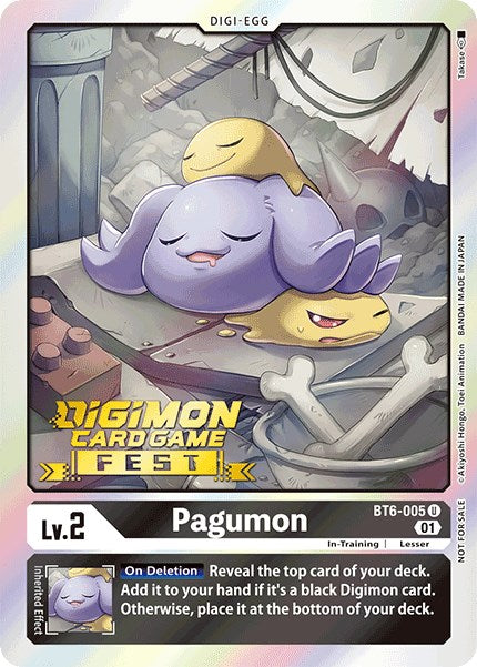 Pagumon [BT6-005] (Digimon Card Game Fest 2022) [Double Diamond Promos] | Amazing Games TCG